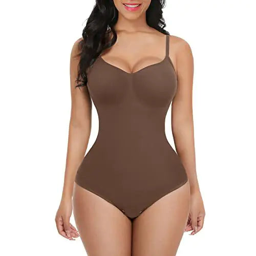 Plus Size Women's Stretch Shapewear Bodysuit