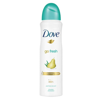 DOVE MEN + CARE Go Fresh Pear & Aloe Vera Scent Antiperspirant Spray 150ml = 5.07oz Plus one Free Pantene 1.7oz Pro-V Deep Fortifing ($7 Value) (CD-8058615376234-KIT)