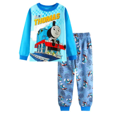 2019 New Train Kids Outfit - Cotton Long Sleeve Set