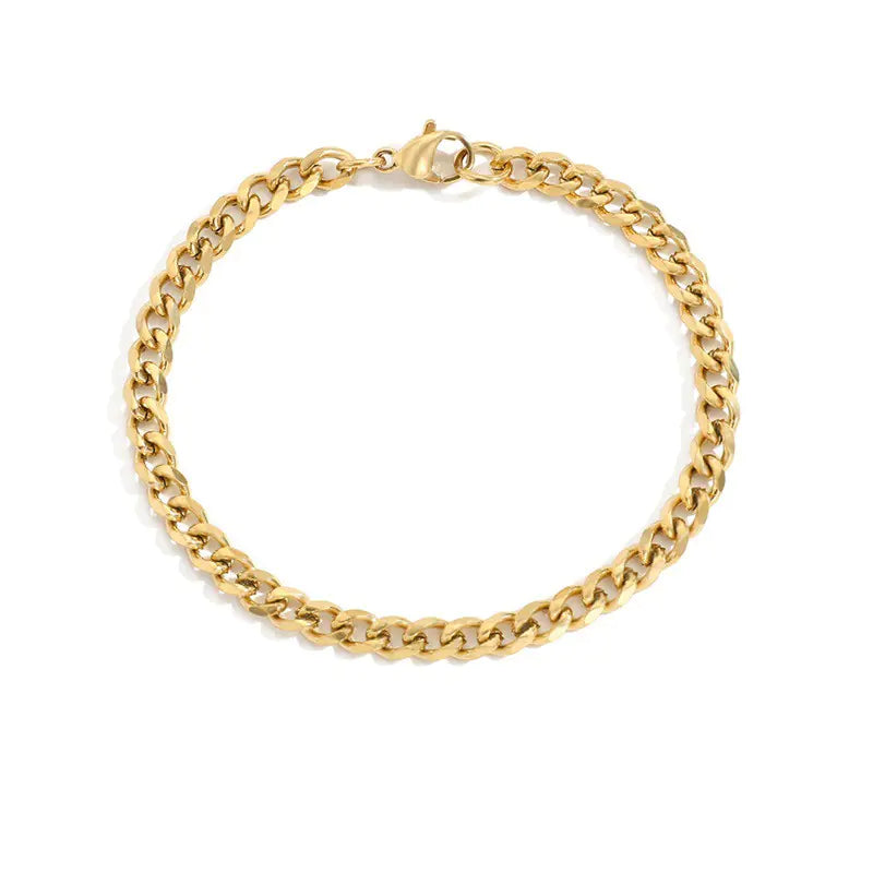 Stylish Simple Stainless Steel Bracelet for Men and Women