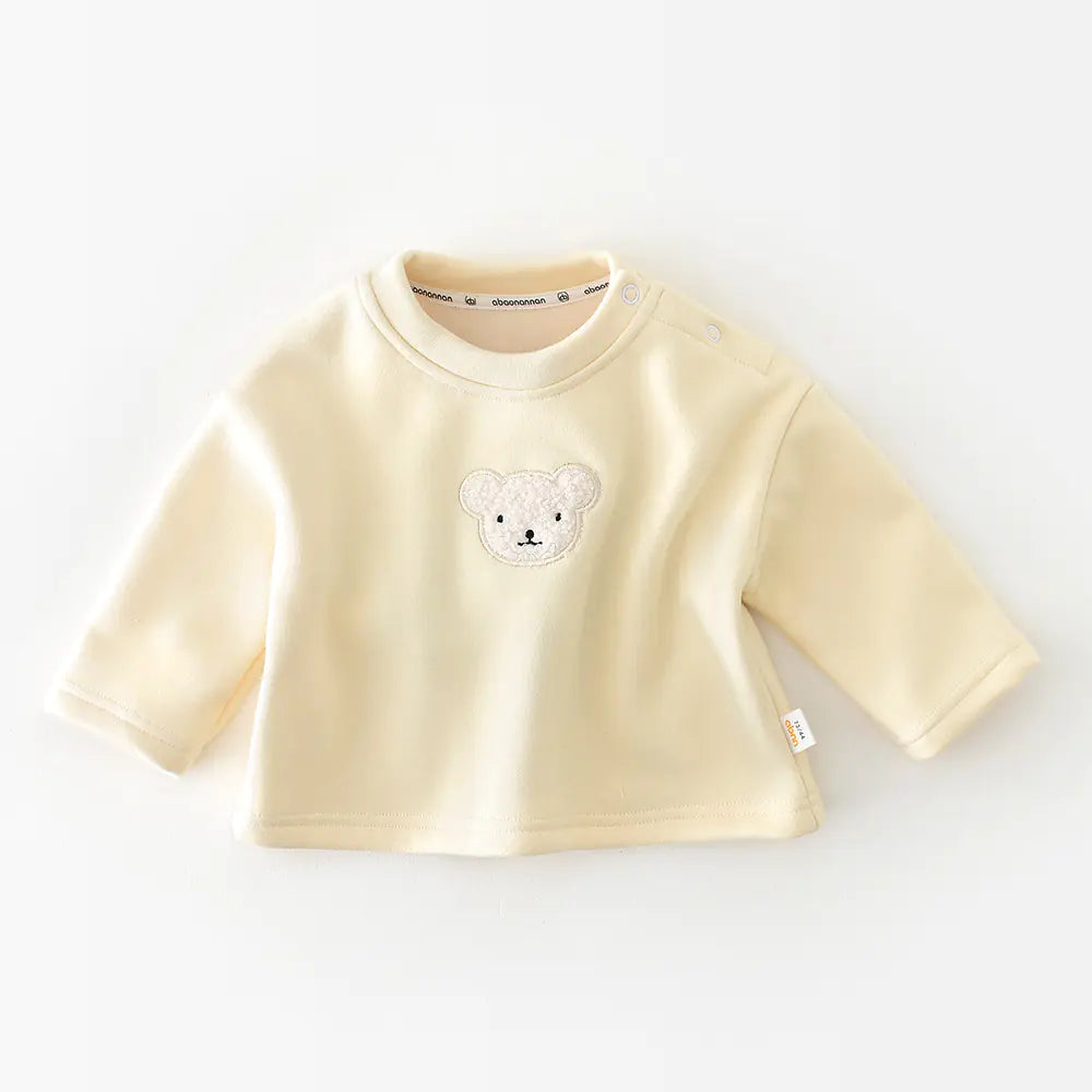 Thickened Bear Head Pullover for Kids