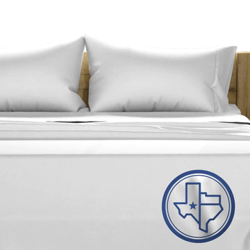 TEXAS LINEN CO. 100% Egyptian Cotton Queen Size Sheet Set - 1000 Thread Count 6 PC Cotton Sheets for Queen Bed (4 Pillowcases) Soft Cooling Luxury Hotel Sheets - Fits Upto 18” Deep Pocket - Silver