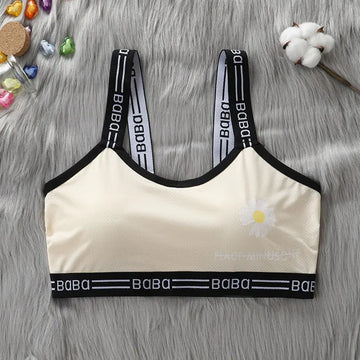 Breathable Sports Bra for Teens 12-20 Years Old
