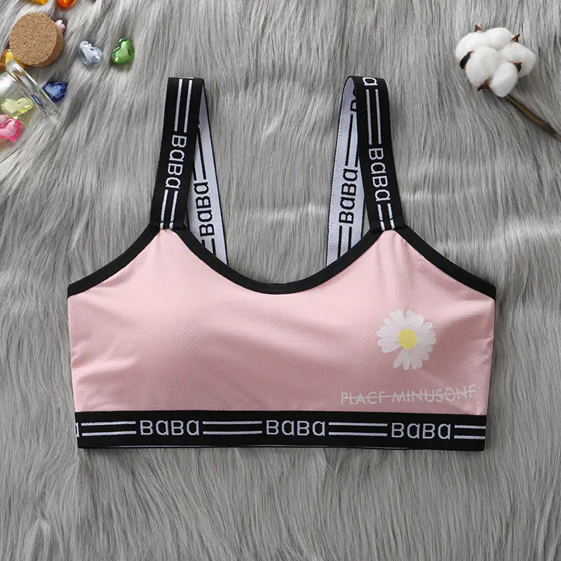 Breathable Sports Bra for Teens 12-20 Years Old