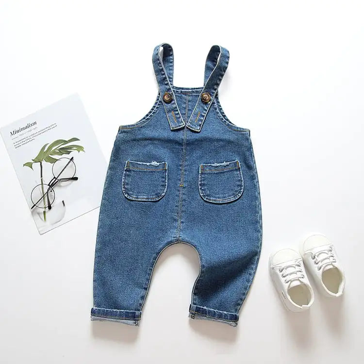 Kids' Denim Overalls