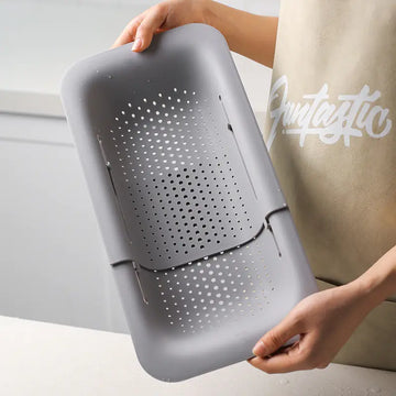 Expandable Kitchen Sink Storage Rack for Dishes