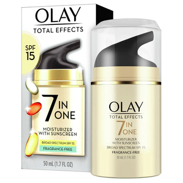 Olay Total Effects 7 in 1 Anti-Aging UV Moisturizer SPF 15 Fragrance Free 50 mL