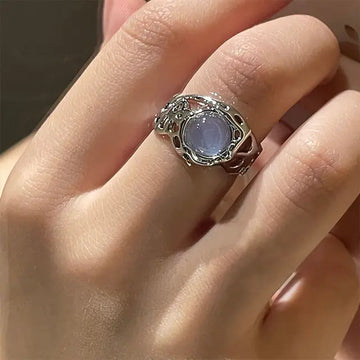 Light and Luxurious Adjustable Ladies' Ring for Banquets