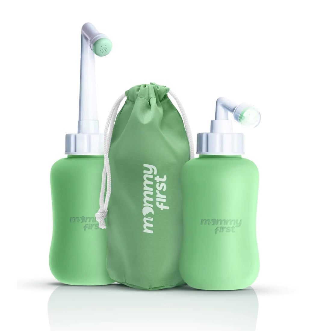 Mommy First® Peri Bottle for Postpartum Care | Upside Down Bottle for Perineal Cleansing and Recovery | Portable Bidet | Postpartum Essential | Green 12.2 OZ