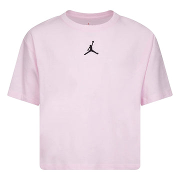 Jordan Girls Essentials Tee (Little Kids/Big Kids) Pink Foam SM (7 Little Kid)