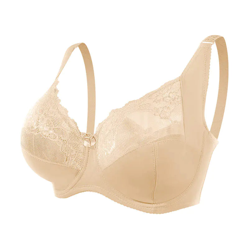 Plus Size Lace Bra with Underwire for Women