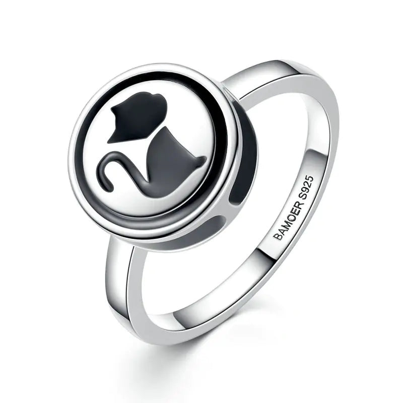 Animal Ring, Cat Ring, Sterling Silver Ring
