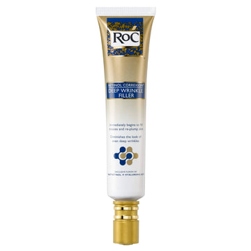 RoC Retinol Correxion Deep Wrinkle Facial Filler Anti-Aging Treatment with Hyaluronic Acid and Retinol Non Comedogenic 1 fl. oz