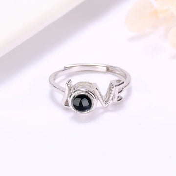 Projection Ring, 925 Sterling Silver Ring