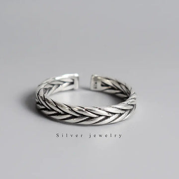 Twisted Braided Ring - Weaved Design Ring