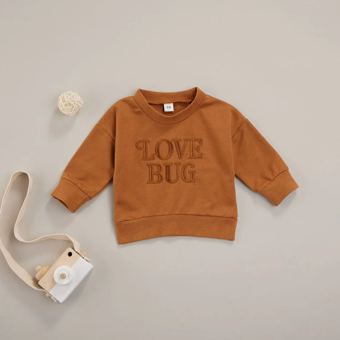 Personalized Embroidered Letter Sweater for Kids