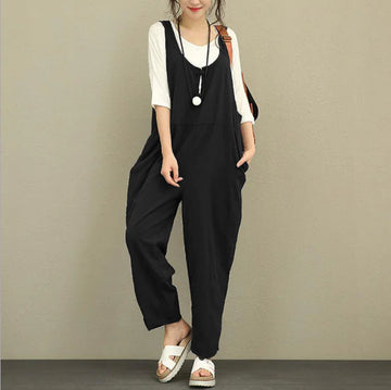 Korean Plus Size Loose Casual Overalls Pants