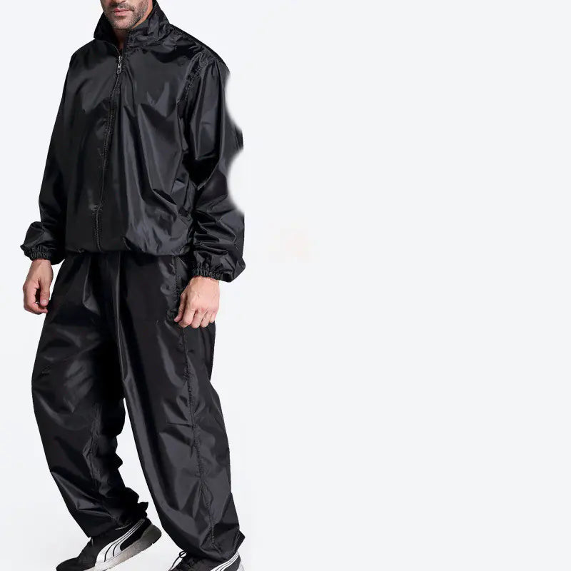 Plus Size Men's Sweating Fat Workout Suit