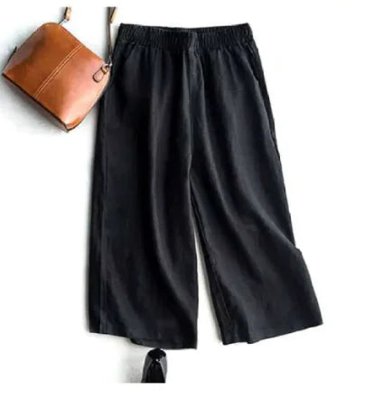 Fashion Thin Linen Loose Plus Size Pants