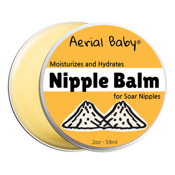 Aerial Baby Nipple Balm (2oz) Nipple Butter Breastfeeding Nipple Cream For Nursing Mom #1 Postpartum Essentials Newborn Essentials Must Haves