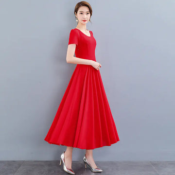 Plus Size Chiffon Dress for Curvy Women