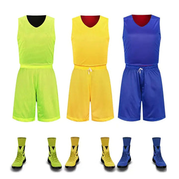 Boys' Reversible Basketball Jersey for Kids and Teens